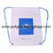 Biodegradable Frosted CPE Plastic Drawstring Backpack Printing Size Custom