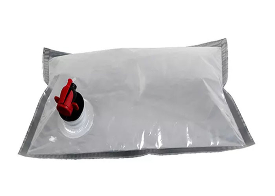 Tas Sirup BIB Aseptik Plastik Dalam Kotak 20 Liter Untuk Soda Cair Anggur