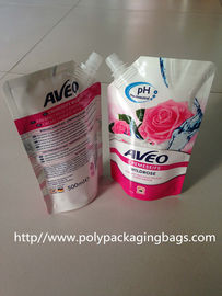 Dilaminasi Spouted Pouches Kemasan Polybag Untuk Susu Kedelai Stand Up Spout Pouch