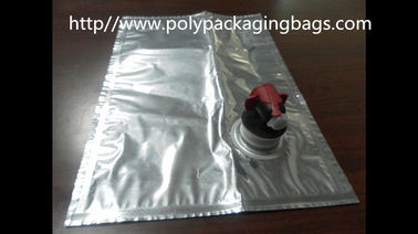 Tas Aluminium Foil Reusable Berdiri Kantong Dengan Cerat Untuk Anggur Berdiri Tas BIB Dengan Keran