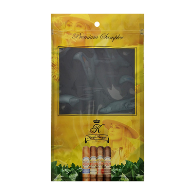 Pabrik Custom Printed Zip Lock Cigar Humidor Bags 69% ~ 75% RH
