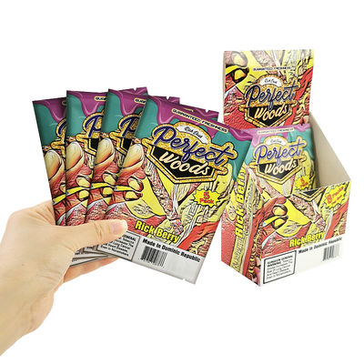 Kemasan Penjualan Langsung Pabrik Kantong Cerutu Bahan Tembakau Emas Kantong Plastik Dengan Kualitas Tinggi