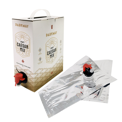Kantong BIB sekali pakai 1L 1.5L 2Liter 3L 5L 96OZ dalam Kotak dengan Dispenser untuk Teh, Jus, Kopi, dan Kemasan Kotak Kertas untuk Dibawa