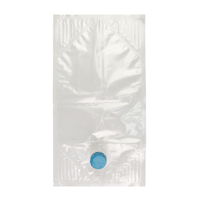 Minuman 10L BIB Bag dalam Kotak Nylon Liquid Bag Juice Dispenser Dengan Tinggi Sekrup Ring Valve Tas Asptik Untuk Pengemasan