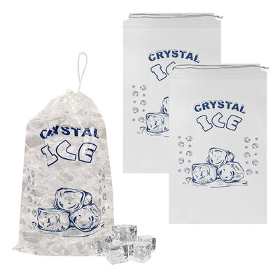 Densitas Polyethylene Drawstring Bag Bags Plastik yang kuat Bags Drawstring yang sempurna untuk penyimpanan dan penanganan kemasan industri