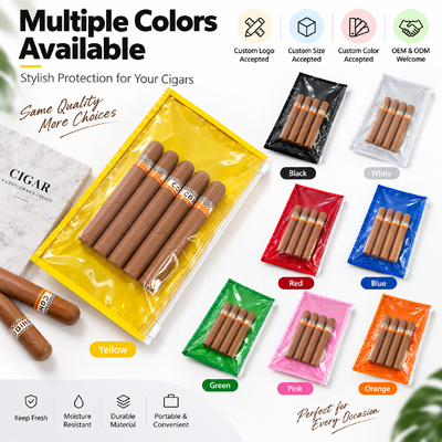Bag cigar humidifier bag moisture retention accessory suitable for cigar boxes humidification and freshness preservation