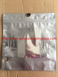 Customized Made  Underwear Plastic Poly Bags With Hangers Hook 3 Colors Gravure Printing