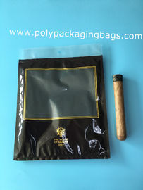 Fashion Pelembab Kantong Plastik Rokok Segar Dengan Kunci Ritsleting Kustom 1 Sampai 9 Warna