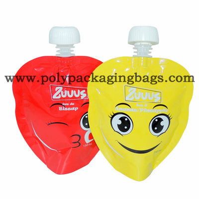 Leak Proof Gravure Printing 200mic Stand Up Pouch With Spout / Spouted Pouch Bags
