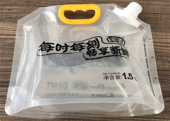 Reusable 3 / 5 Liter Bag In The Box Kantong Kemasan Anggur Dengan Valve / Cap