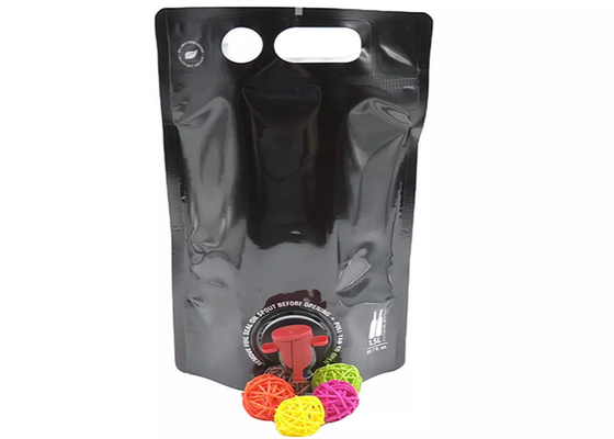 1l 2l 50l 220l Tas Bib Aseptik Dalam Kotak Dengan Keran Untuk Anggur Merah / Minyak / Minuman