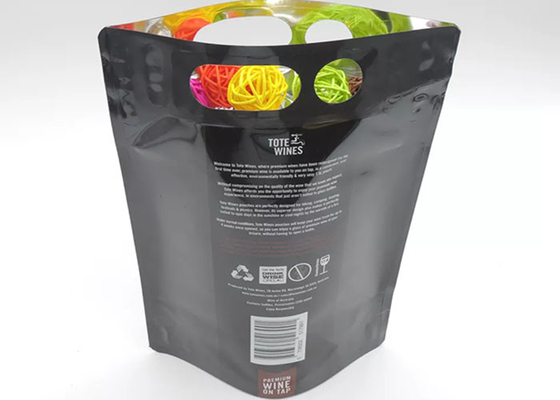 1l 2l 50l 220l Tas Bib Aseptik Dalam Kotak Dengan Keran Untuk Anggur Merah / Minyak / Minuman