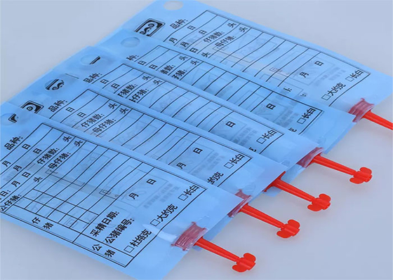 Inseminasi Buatan Disposable Continuous Semen Sperm Bag PE Plastic Untuk Babi