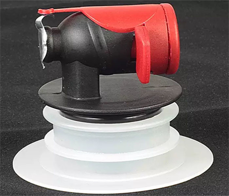 1.5L Jus Cairan Anggur Merah Stand Up Spout Pouch BIB Suction Nozzle Genggam Dengan Keran