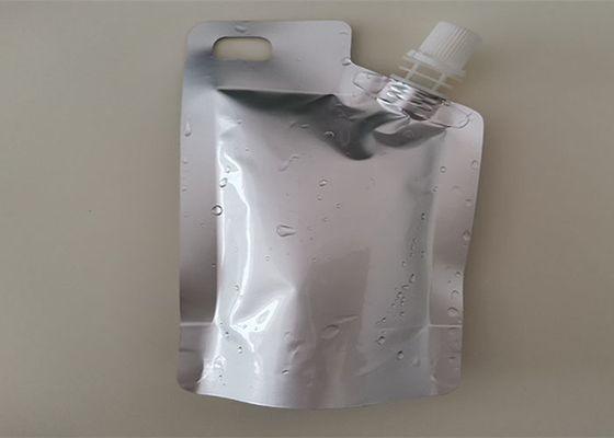Aluminium Foil Stand Up Wine Pouch Dengan Spout Custom Printing Spout Pouch Bags