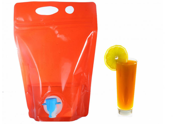 Stand Up Pouch Jus / Minyak / Anggur Dengan Cerat / Keran Kustom Dicetak