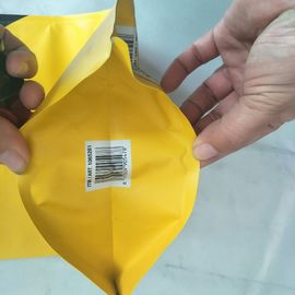 Stand Up Pouch 3 Liter Cetak Kuning Dengan Cerat / Keran Untuk Jus / Minyak / Anggur