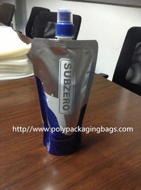 Tas Aluminium Foil Reusable Berdiri Kantong Dengan Cerat Untuk Anggur Berdiri Tas BIB Dengan Keran