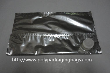 Keamanan Tas Anggur Food Grade Dalam Kemasan Kotak Tas Bib Disesuaikan Dengan Katup Kupu-Kupu / Keran