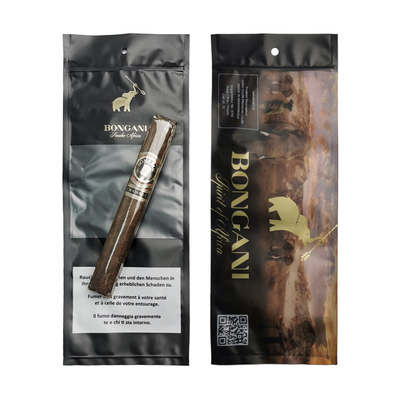 Tas Humidor Sigar Ziplock dengan Sistem Kelembaban dan Jendela Tampilan 90 Hari Konservasi 20 Kapasitas Sigar