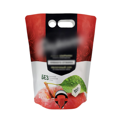 Liquid Bag In Box Bag In Box valve Tap Bag disesuaikan Logo Printing coffee Drinking Bag laminated Material Bag gravure Printing Bag