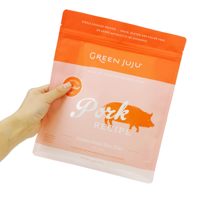 Custom Pet Food Bag Stand Up Zipper Bag Barrier Bag yang Bisa Ditutup Kembali