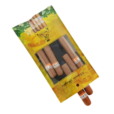 Pabrik Custom Printed Zip Lock Cigar Humidor Bags 69% ~ 75% RH