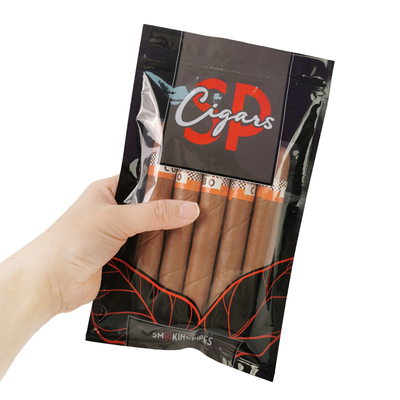 Tas Humidor Cigar Percetakan Khusus dengan Sistem Kelembaban dan Penutupan Ziplock