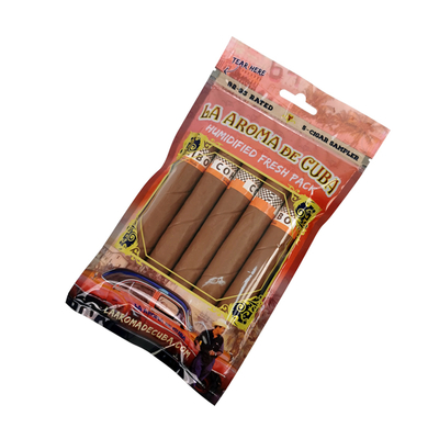 Kantong pelembab Cigar dengan cetak gravure Cigar Humidity Bags Cigar Humidor Bags Ziplock Cigar Humidor Bag
