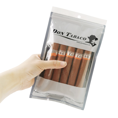 Tas Kelembaban Rokok tahan lama yang dapat digunakan kembali dengan Zipper New Age Packaging & Printing Product untuk Rokok