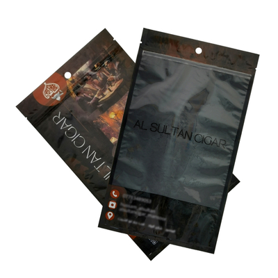 Tas Kelembaban Rokok tahan lama yang dapat digunakan kembali dengan Zipper New Age Packaging & Printing Product untuk Rokok