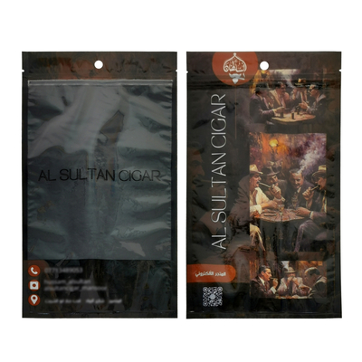 Tas Kelembaban Rokok tahan lama yang dapat digunakan kembali dengan Zipper New Age Packaging & Printing Product untuk Rokok