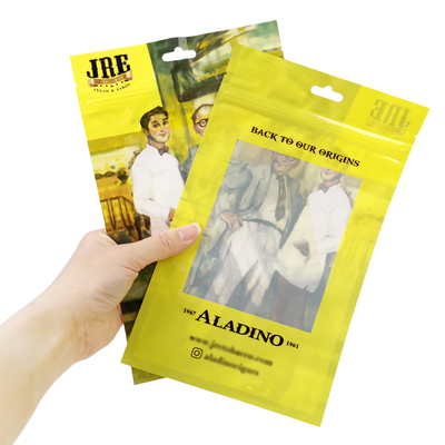 Zipper Packaging Bag Cigar Ziplock Bags in Box Cigar kantong plastik Produsen Kemasan Tembakau Profesional