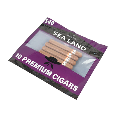 Pabrik Direct Packaging Printing 3 Side Sealing Bag Food Packaging Mylar Bags Tobacco Bag Cigar Bags Custom dengan Zipper