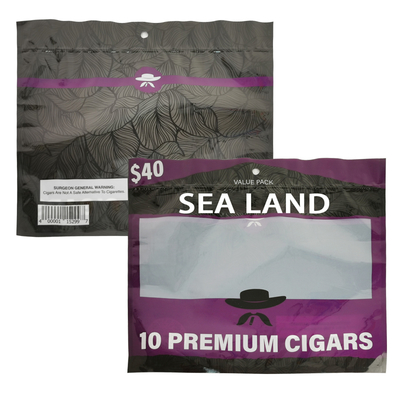 Pabrik Direct Packaging Printing 3 Side Sealing Bag Food Packaging Mylar Bags Tobacco Bag Cigar Bags Custom dengan Zipper