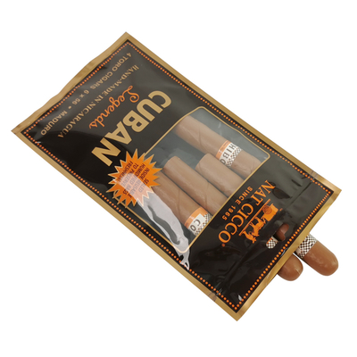 Logo yang dipersonalisasi Custom Cigar Humidor Moisturizing Packaging Bag Pouch Packaging Zipper Humidifier Bags untuk Cigar