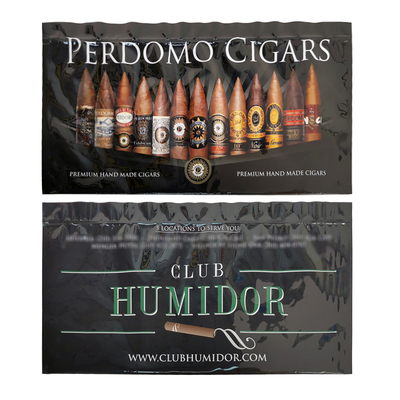 Custom Printed Individual Ziplock Cigar Reclosable Cellophane Retail Bags Tas Cigar