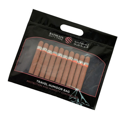 Personaliasi Pencetakan Kelembaban Tas Sigar Zipper Sigar Humidor Kemasan Perjalanan Kelembaban Humidifier Bag