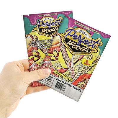 Kemasan Penjualan Langsung Pabrik Kantong Cerutu Bahan Tembakau Emas Kantong Plastik Dengan Kualitas Tinggi