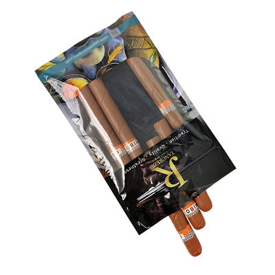 Custom Print Plastik Hand Rolling Asesoris Merokok Custom Tembakau Cigar Travel Bag untuk Kemasan Kantong