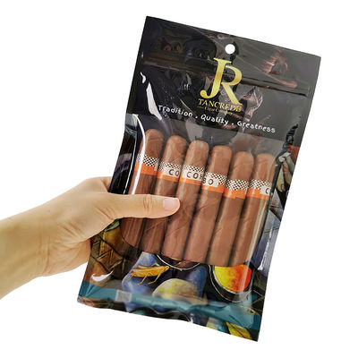 Custom Print Plastik Hand Rolling Asesoris Merokok Custom Tembakau Cigar Travel Bag untuk Kemasan Kantong