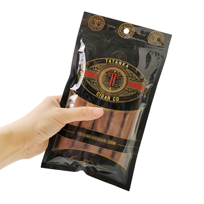 Custom Print Plastik Hand Rolling Asesoris Merokok Custom Tembakau Cigar Travel Bag untuk Kemasan Kantong