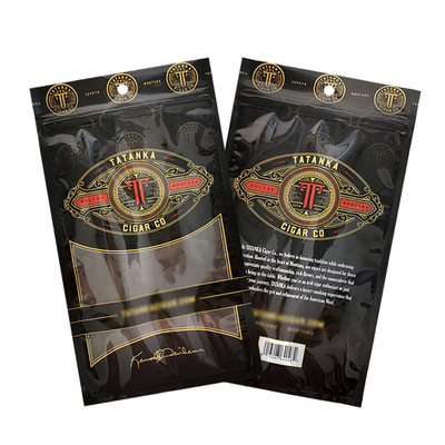 Custom Print Plastik Hand Rolling Asesoris Merokok Custom Tembakau Cigar Travel Bag untuk Kemasan Kantong