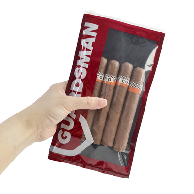 Customization Logo Kelembaban Tembakau Tas Cigar Ziplock Cigar Humidor Packaging Bag Travel Kelembaban Humidifier Bag