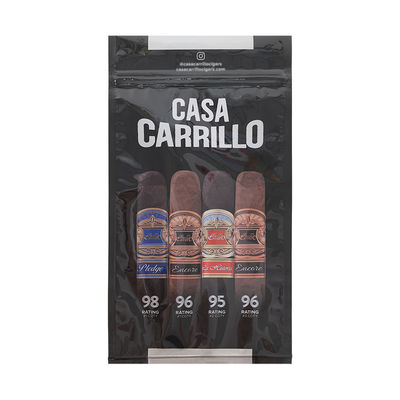 Koper Perjalanan Cerutu Kulit Mewah Kustom dengan Humidifier Kantong Humidor Portabel Bergaris Cedar Kontrol Kelembaban Kantong Ziplock