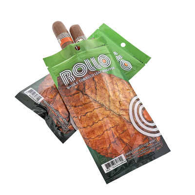Kantong Rokok Ziplock Tembakau Aksesori Merokok Gulung Tangan Plastik Cetak Kustom Kantong Kemasan Pelembab Cerutu