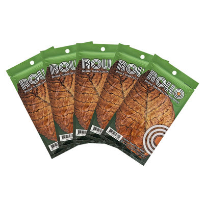 Kantong Rokok Ziplock Tembakau Aksesori Merokok Gulung Tangan Plastik Cetak Kustom Kantong Kemasan Pelembab Cerutu