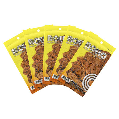 Kantong Humidifier Cerutu Plastik yang Dapat Ditutup Kembali Dengan Lubang Pegangan Jendela