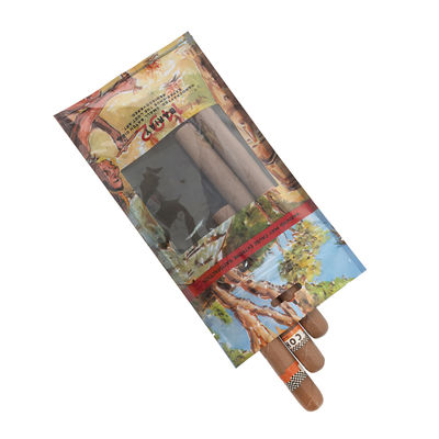 Logo Custom Cigar Humidifier Pouch Dengan Jendela Bening / Ziplock / Hang Hole