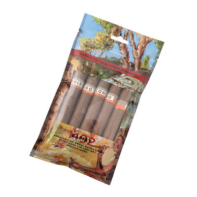 Logo Custom Cigar Humidifier Pouch Dengan Jendela Bening / Ziplock / Hang Hole